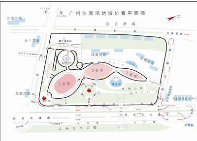 广州体育馆场地环境场地尺寸图